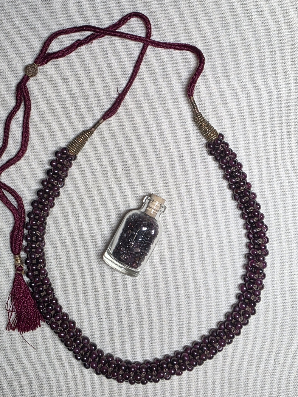 Vintage Garnet Bohemian Necklace